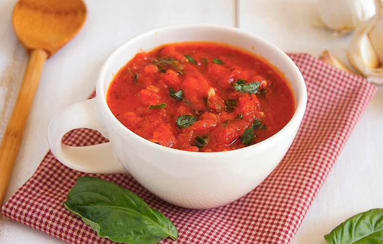 Salsa de tomate casera